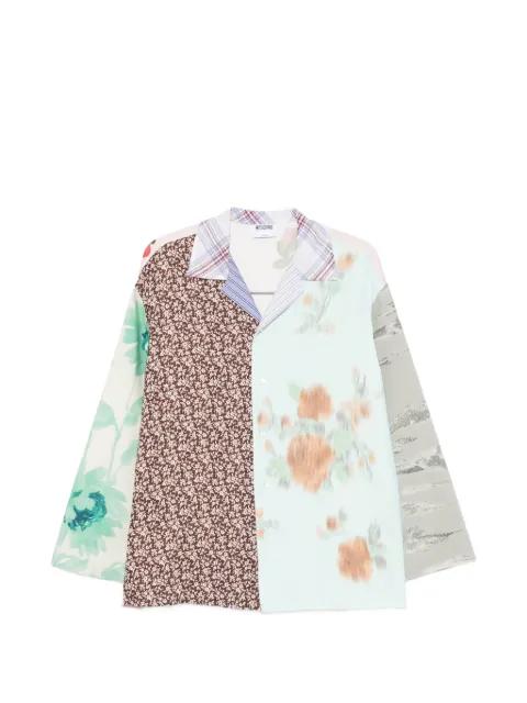 floral patchwork shirt by MOSCHINO