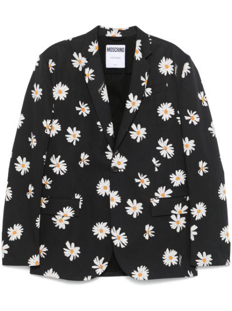 floral-print blazer by MOSCHINO