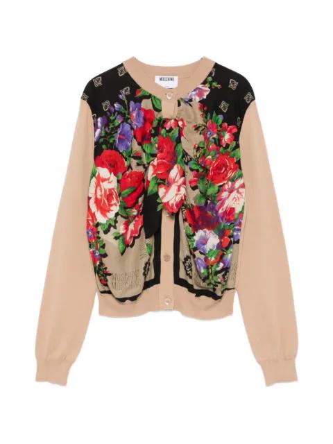 floral-print cardigan by MOSCHINO