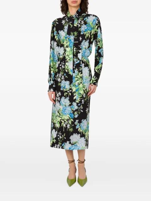 floral-print midi skirt by MOSCHINO