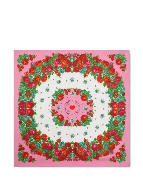 floral scarf by MOSCHINO