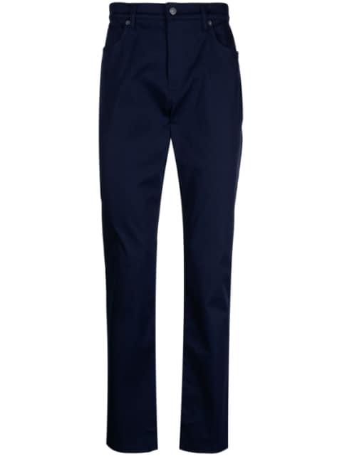 front-fastening straight-leg trousers by MOSCHINO