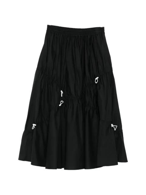 gathered tie skirt by MOSCHINO
