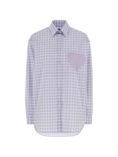 gingham-pattern shirt by MOSCHINO