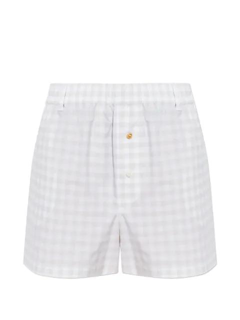 gingham-pattern shorts by MOSCHINO