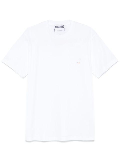 goose-embroidery T-shirt by MOSCHINO