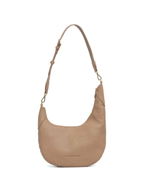 grained adjustable shoulder bag by MOSCHINO