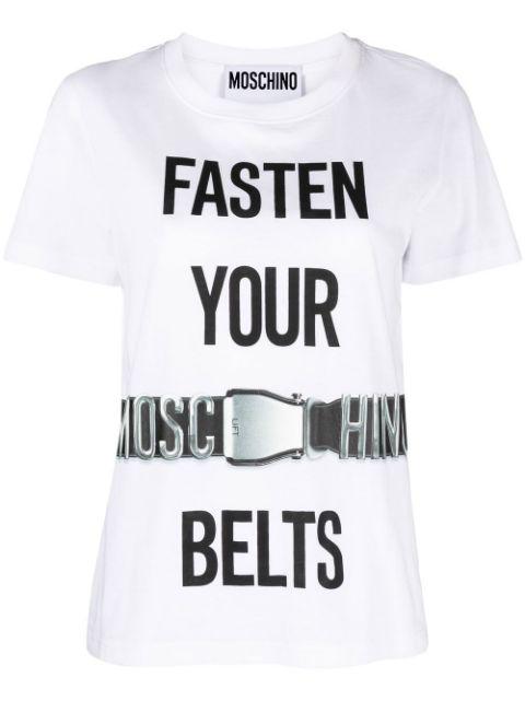 graphic-print T-shirt by MOSCHINO