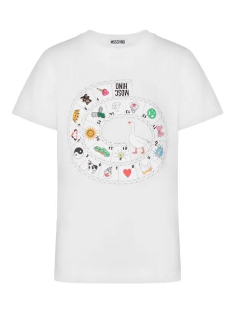 graphic-print T-shirt by MOSCHINO