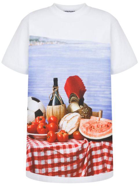 graphic-print T-shirt by MOSCHINO