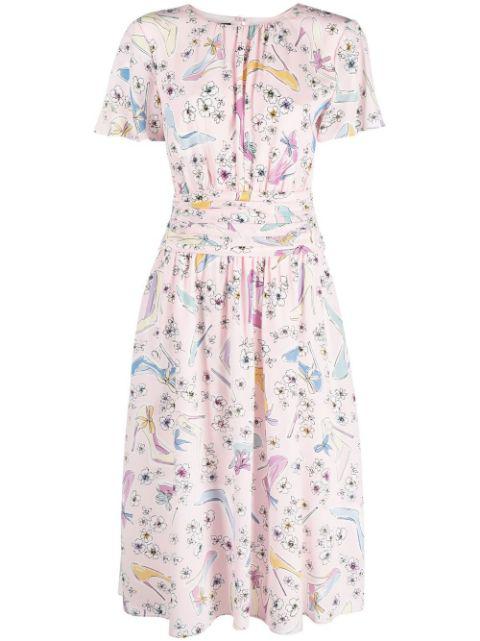 graphic-print dress by MOSCHINO