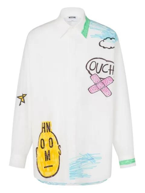 graphic-print shirt by MOSCHINO