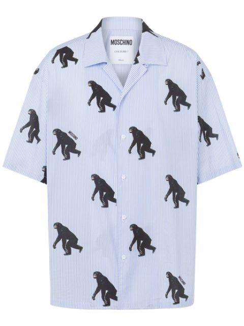 graphic-print shirt by MOSCHINO