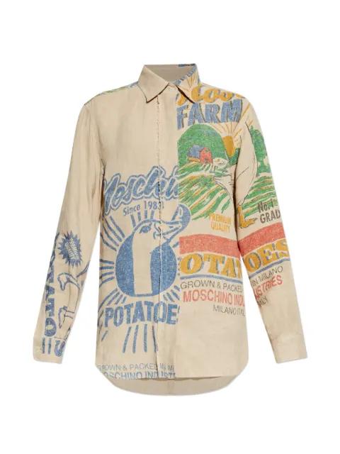 graphic-print shirt by MOSCHINO