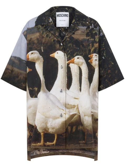 graphic-print shirt by MOSCHINO