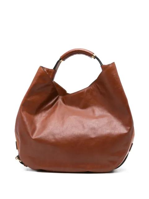 handle leather shoulder bag by MOSCHINO