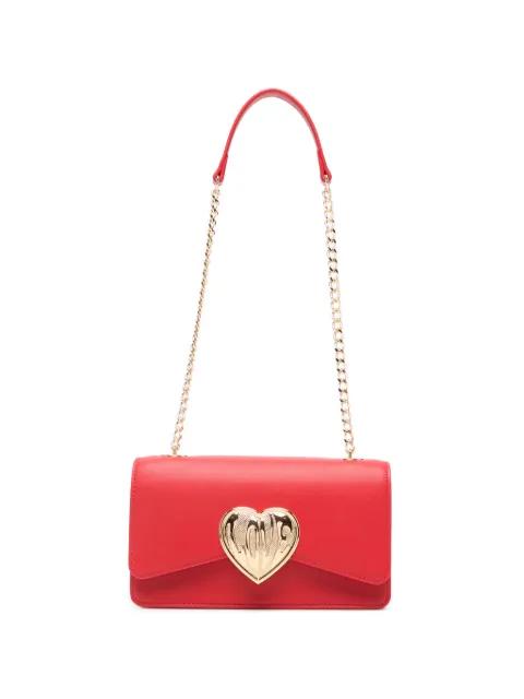 heart chain shoulder bag by MOSCHINO