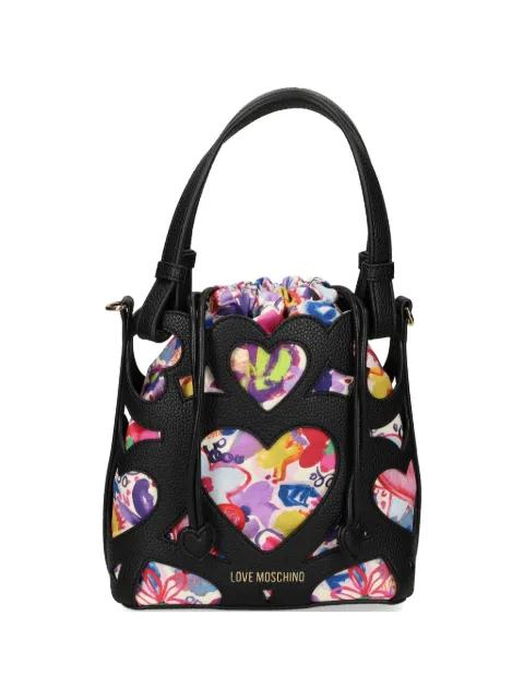 heart-detail tote bag by MOSCHINO