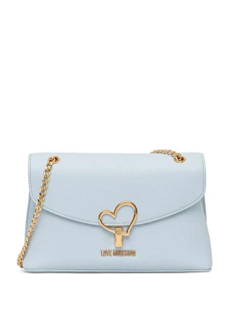 heart-motif chain cross body bag by MOSCHINO