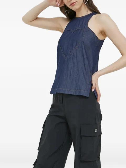 heart-motif top by MOSCHINO