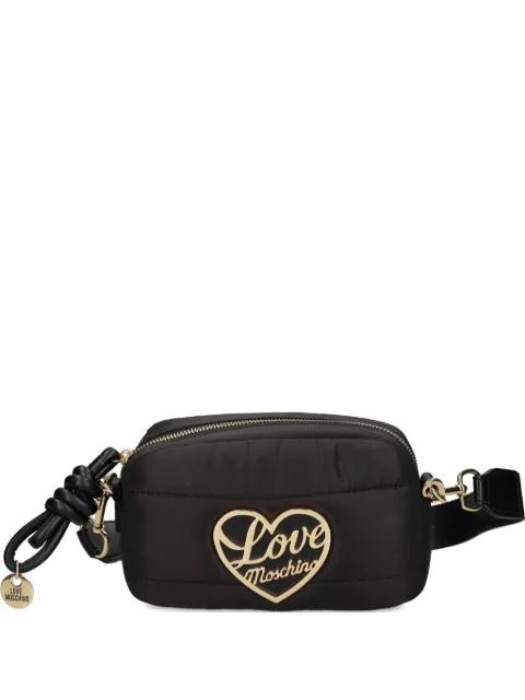 heart-plaque cross body Bag by MOSCHINO