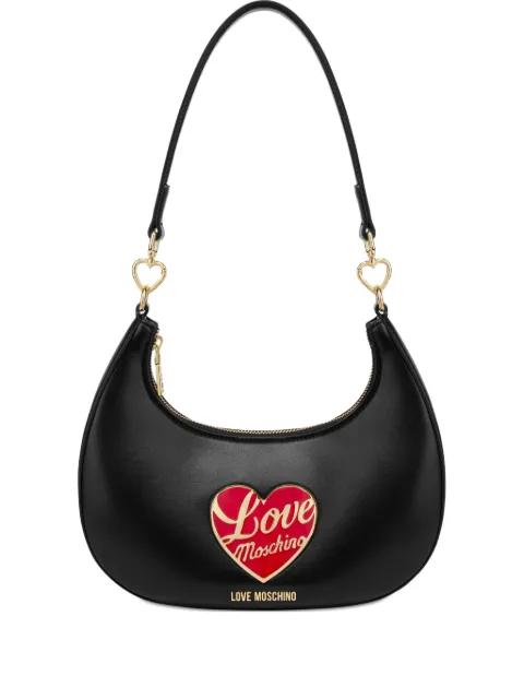 heart-plaque shoulder bag by MOSCHINO