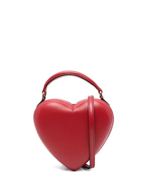 heart-shaped quilted tote bag by MOSCHINO