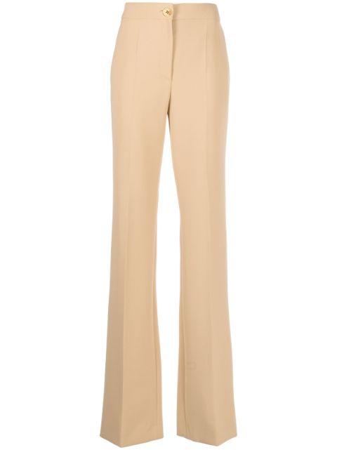 high-waist wide-leg trousers by MOSCHINO