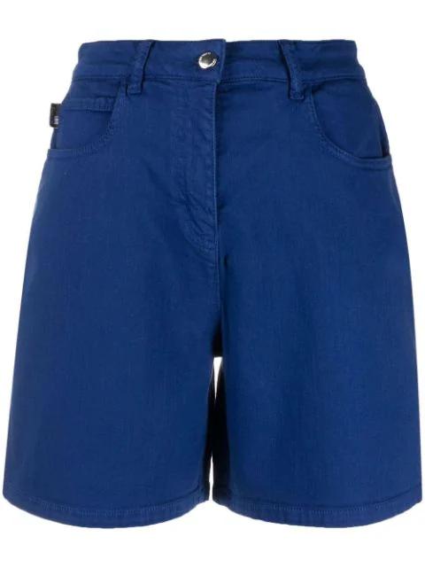 high-waisted chino shorts by MOSCHINO