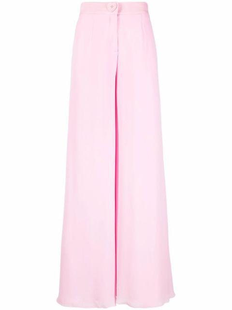 high-waisted flared trousers by MOSCHINO