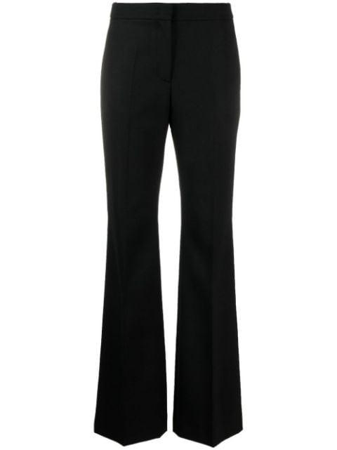 high-waisted straight-leg trousers by MOSCHINO
