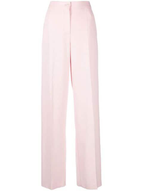high-waisted tailored trousers by MOSCHINO