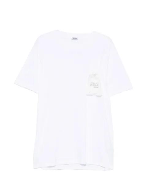 lace-up pocket T-shirt by MOSCHINO