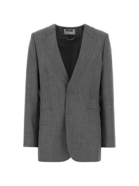 lapel blazer by MOSCHINO