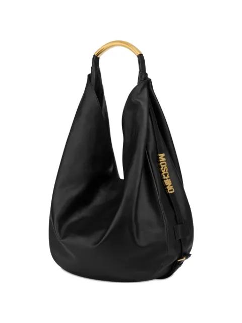 large Handle Me leather shoulder bag by MOSCHINO