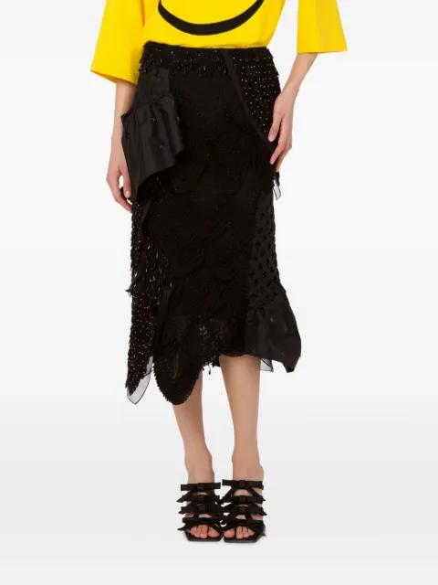 layered midi skirt by MOSCHINO