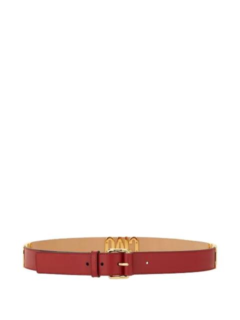 leather belt by MOSCHINO