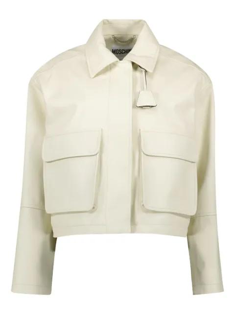 leather jacket by MOSCHINO