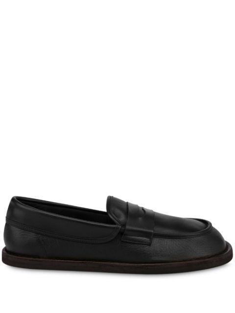 leather loafers by MOSCHINO