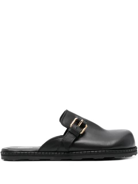 leather sandals by MOSCHINO