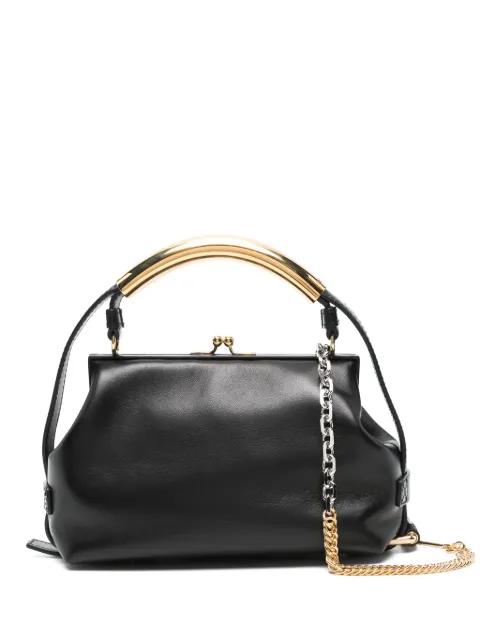 leather tote bag by MOSCHINO