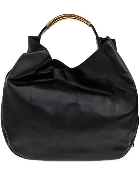 leather tote bag by MOSCHINO