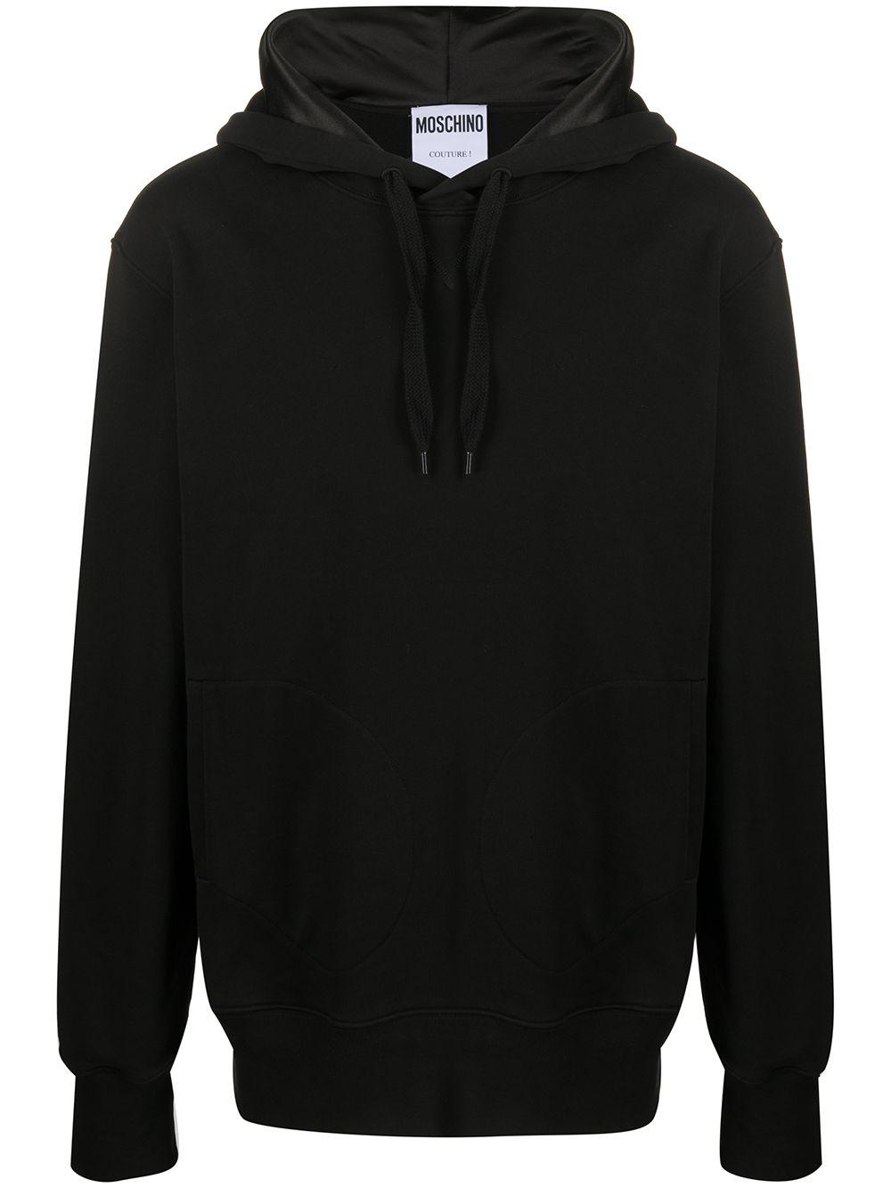 logo appliqué hoodie by MOSCHINO