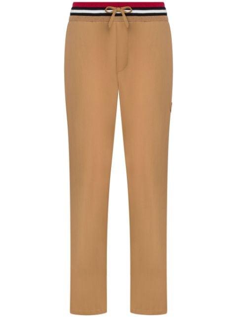 logo-appliqué track pants by MOSCHINO