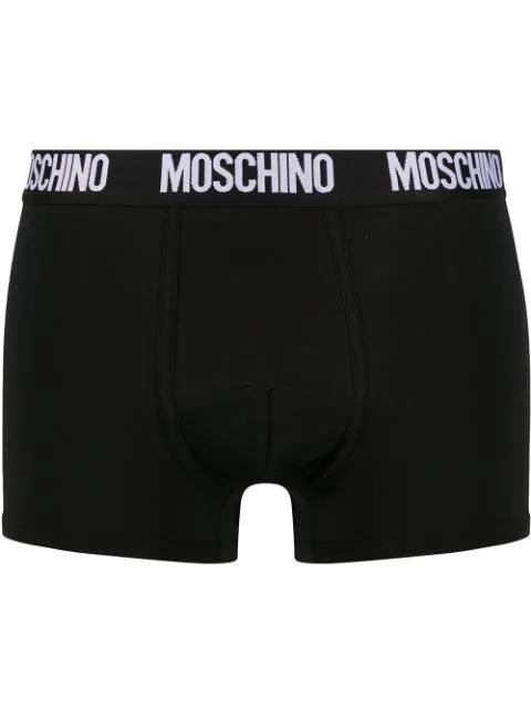 logo boxers (set of two) by MOSCHINO