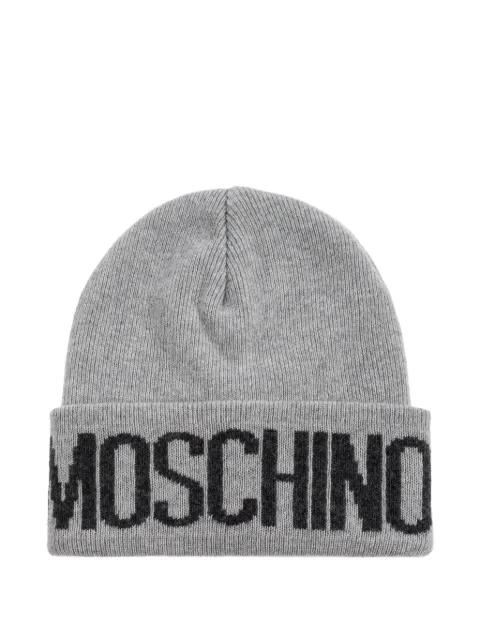 logo-detail beanie by MOSCHINO