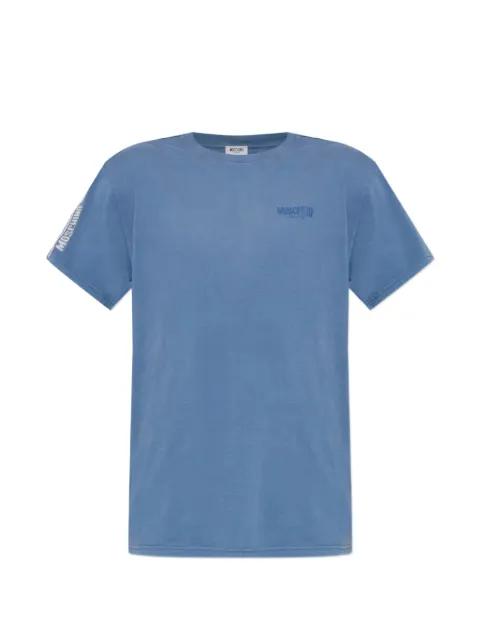 logo-detail cotton T-shirt by MOSCHINO