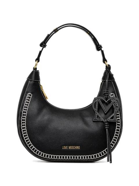 logo-detail stitched tote bag by MOSCHINO