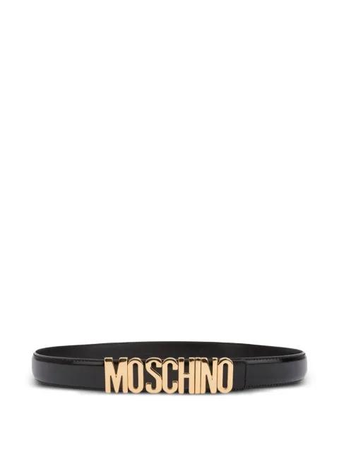 logo-detailed belt by MOSCHINO