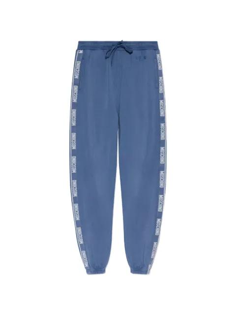 logo drawstring track pants by MOSCHINO